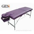 GESS-2520 2015 Popular Two Section Portable Aluminum Massage Table Lightweight Folding Table Massage